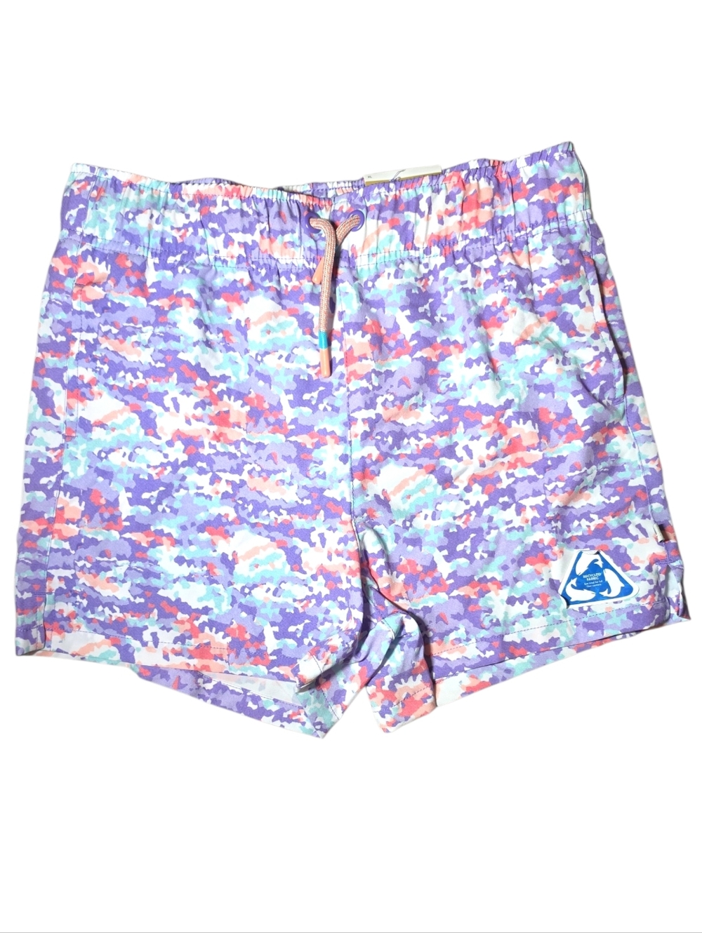 Ocean + Coast NWT Pastel Purple Camo Elastic Swim Shorts - XL 14